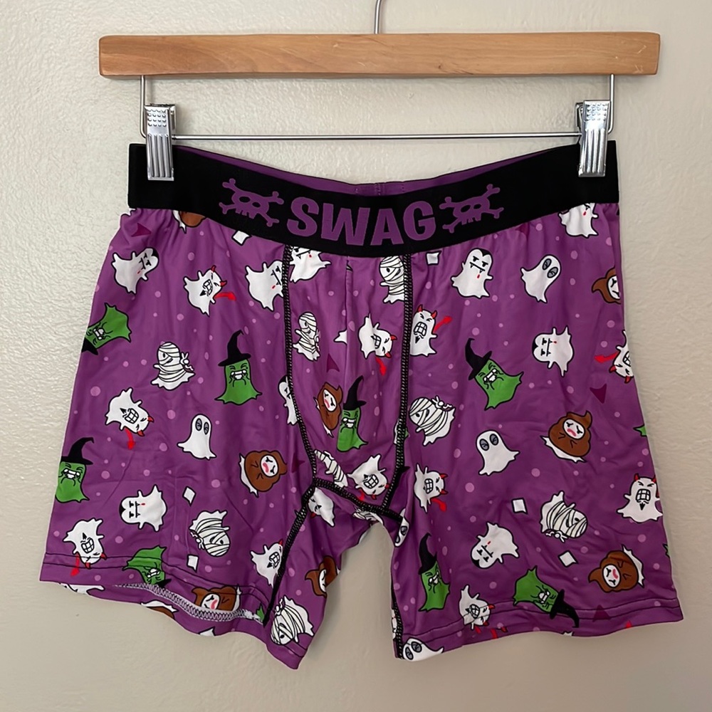 NWOT Swag Ghost Witch Poop Boxer Briefs